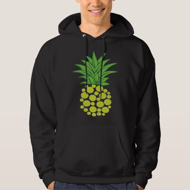 Pineapple Fruit Or Hawaiian Hoodie (Front)