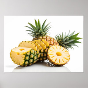 Pineapple fruit poster