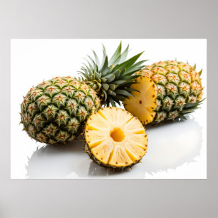 Pineapple fruit poster