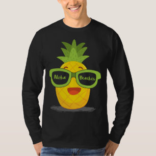 Pineapple Fruit Sunglasses Aloha Beaches Hawaii - T-Shirt