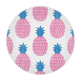 Pineapple Fun, Vintage Seamless Design. Cutting Board