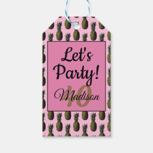 Pineapple Gift Tags - Personalisation Optional