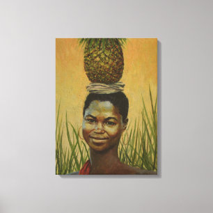 Pineapple Girl 2004 Canvas Print