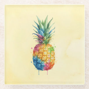 Pineapple Glass Coaster