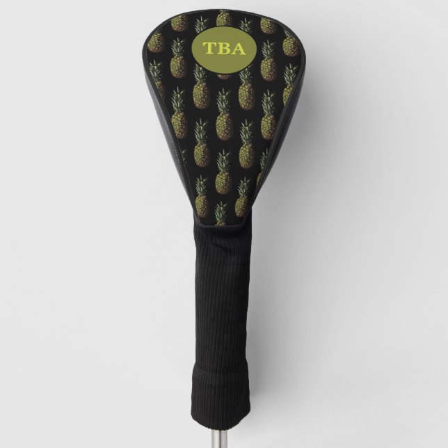 Pineapple Golf Head Cover (Front)