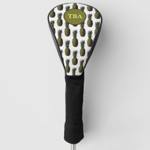 Pineapple Golf Head Cover - Personalised Monogram