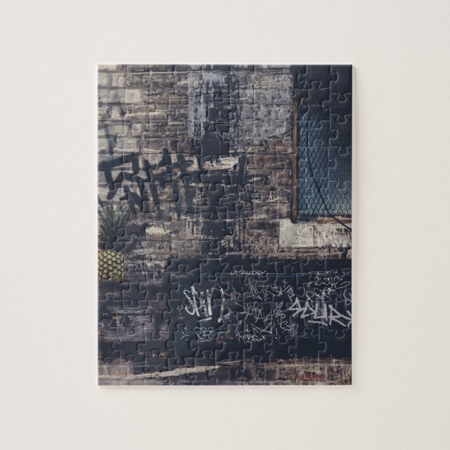 Pineapple Graffiti... Jigsaw Puzzle (Vertical)