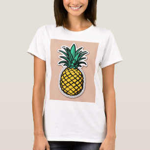 "Pineapple Graphic T-Shirt Design"