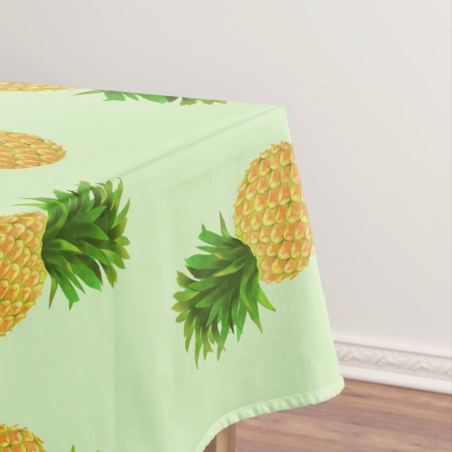 Pineapple Green Tablecloth (In Situ)