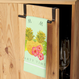 Pineapple Green Tea Towel