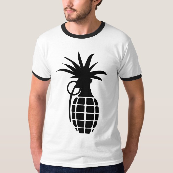 pineapple grenade TShirt Zazzle.co.uk