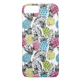Pineapple Grunge Palms iPhone 8/7 Case