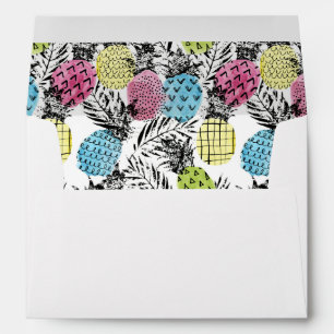 Pineapple Grunge Palms Envelope