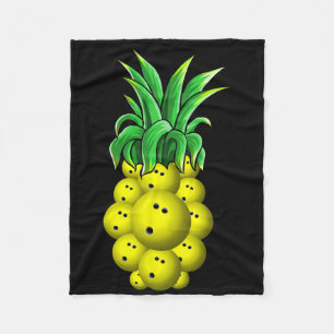 Pineapple Hawaiian Bowling T Shirt Aloha Beach Gif Fleece Blanket
