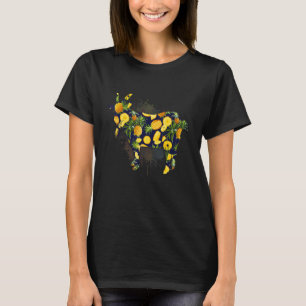 Pineapple Hawaiian Goat Women Men Print Sheep Kid T-Shirt