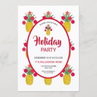 Pineapple Holiday Party Christmas
