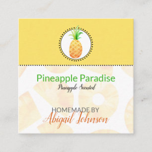 Pineapple Homemade Bath & Body Label   Tag