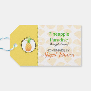 Pineapple Homemade Bath & Body Label   Tag