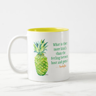 Pineapple Hospitality Host Guest Mug