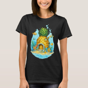 Pineapple House Underwater Fantasy Fish Ocean Cute T-Shirt