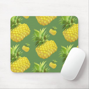 Pineapple Illustration Mouse Mat