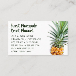 Pineapple Image Wide Service Hospitality Business Card