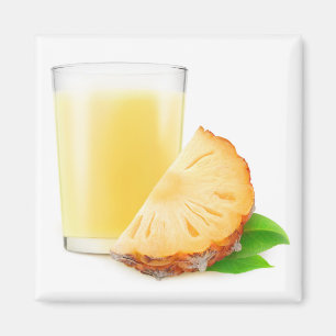 Pineapple juice magnet