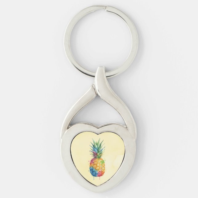 Pineapple Key Ring (Front)