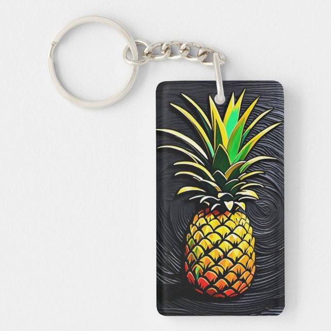Pineapple Key Ring (Front)