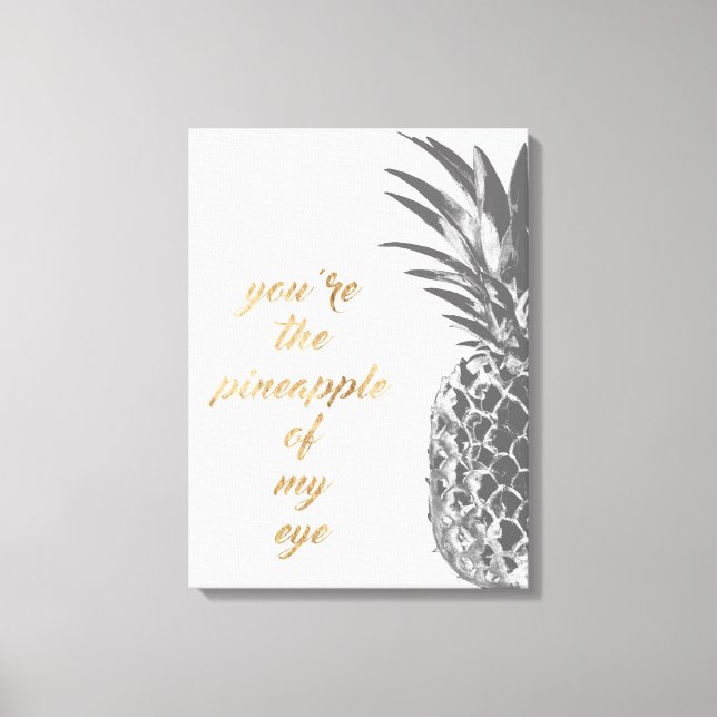 Pineapple Life II Canvas Print (Front)