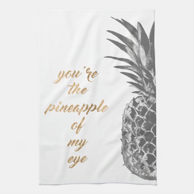 Pineapple Life II Tea Towel (Vertical)