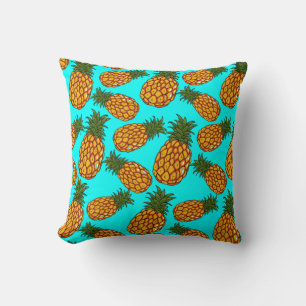 Pineapple Love Pattern - Tasty Tropical Exotic Cushion