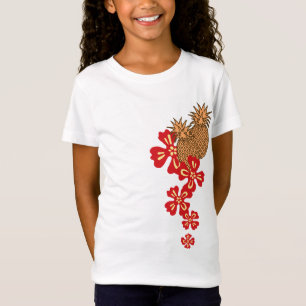 Pineapple Luau Tropical Design T-Shirt