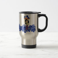 Pineapple Luau Tropical Travel Mugs