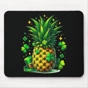 Pineapple Lucky Funny Paddys Shamrock Fruit St. Pa Mouse Mat