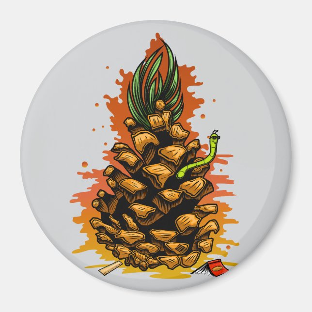 PineApple Magnet (Front)