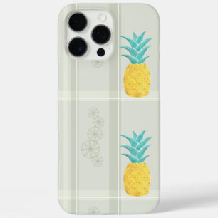 Pineapple meets Plaid iPhone 16 Pro Max Case