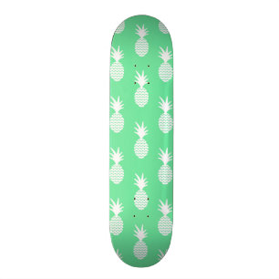 Pineapple Mint Pattern Skateboard