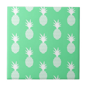 Pineapple Mint Pattern Tile