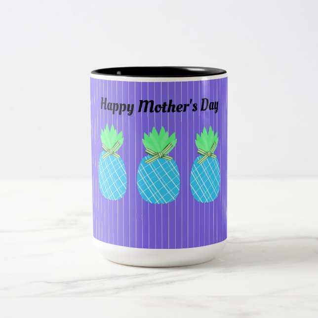 Pineapple Mug for Mother's Day (Center)