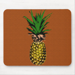 Pineapple Newsprint Mouse Mat