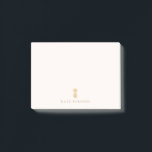 Pineapple Notepad<br><div class="desc">Elegant gold pineapple. For additional matching marketing materials,  custom design or
logo enquiry,  please contact me at maurareed.designs@gmail.com and I will reply within 24 hours.
For shipping,  card stock enquires and pricing contact Zazzle directly.</div>