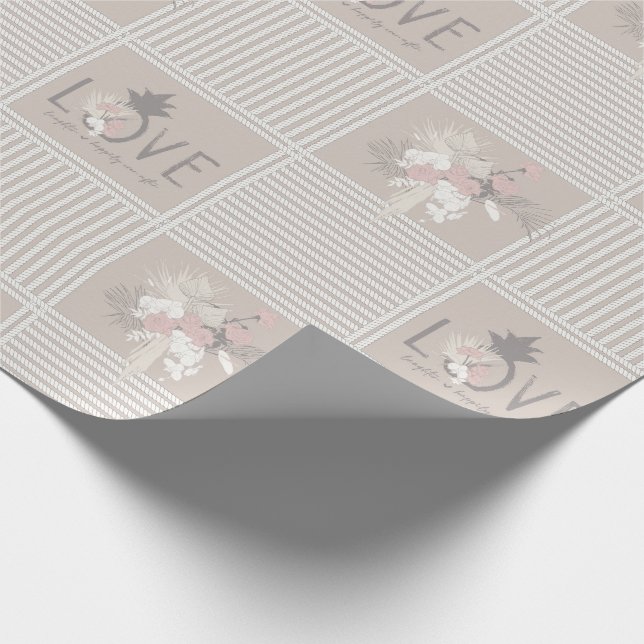 Pineapple of Her Eye, Tropical Romance Gift Wrap (Corner)