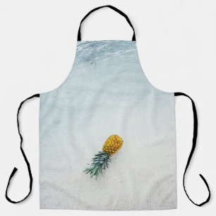 Pineapple on seashore apron