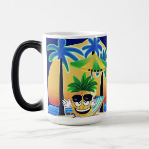 PINEAPPLE ON THE BEACH MAGIC MUG