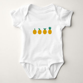 Pineapple One-Piece Baby Bodysuit
