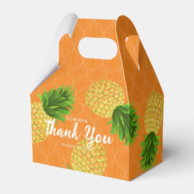Pineapple Orange Favour Box (Front Side)