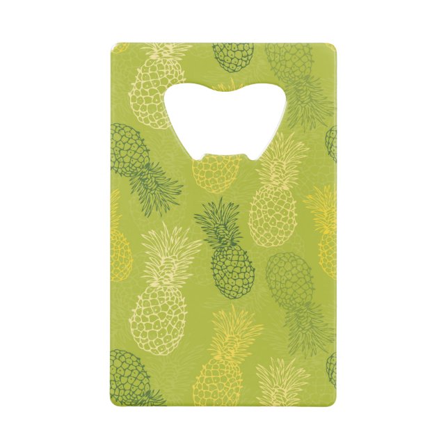 Pineapple Outline Pattern on Green (Front)