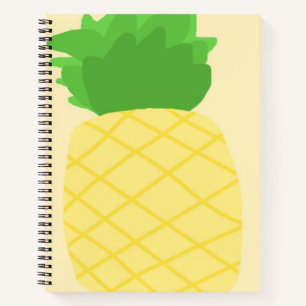 pineapple painting art notebook