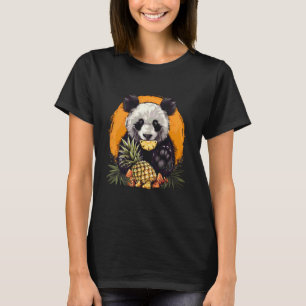 Pineapple Panda Bear Pineapples Fruit Drawing Anim T-Shirt